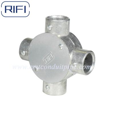 China Caixa circular de junção RIFI EMT 4 Way 3 Way 2 Way Alumínio fundido à venda
