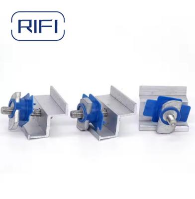 China Hoogwaardige C-staalrail MID en eindklem Ground Steel Clamps Te koop