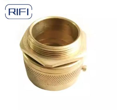 China 20mm 25mm Messing Man Adapter Met Schroef C/W Locknut BS Standard Flexible Conduit Adapters Te koop