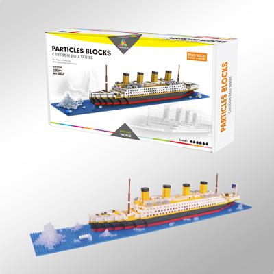 China Construction Toy WL Toys YZ-Diamond Blocks 66503 Titanic Plastic Building Block for sale