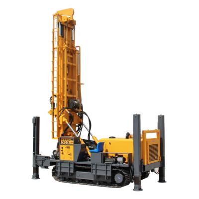 China 500m diesel hydraulic portable water well drilling rig / water well drilling machine / gold core drilling machine à venda