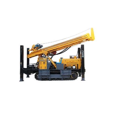 China 600-Meter Rubber Crawler Portable Well Drilling Machine Rotary High Productivity Rig à venda