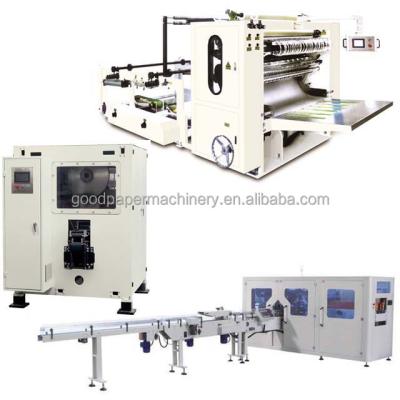 China Line High Speed Facial Tissue Converting Line Semi Facial Tissue Production Plant Facial Tissue Paper Machine Line for sale