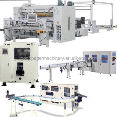 China Factory Full Automatic Transfer Facial Tissue High Speed Converting Line Facial Tissue Paper Machine Paper Line for sale