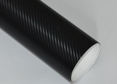 Китай Фильм стороны PVC текстуры 150mic обруча 3D автомобиля волокна несвязанного углерода пузыря продается