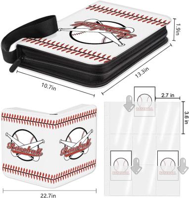 China Fashion Baseball Card Binder, 9-Pocket Trading Card Binder, Fits 720 Cards With 40 Removable Sleeves for sale