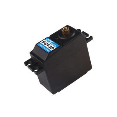 China Waterproof High Speed Torque 13KG Plastic Case Size RC Standard Analog Servo with Metal Gear Iron Core Motor for 1/10 RC Cars for sale