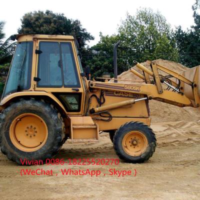 China Construction works Hot Used Backhoe Sale Case 580SK Wheel Loader 5TON 7TON Good Price for sale