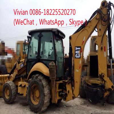 China Construction works Backhoe Hot Sale Cat420E Wheel Loader Second Hand With Nice Quality for sale
