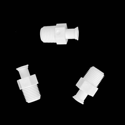 China Assay Plastic Hose Tubing PP Screw Male Threaded Female Luer Fittings for sale