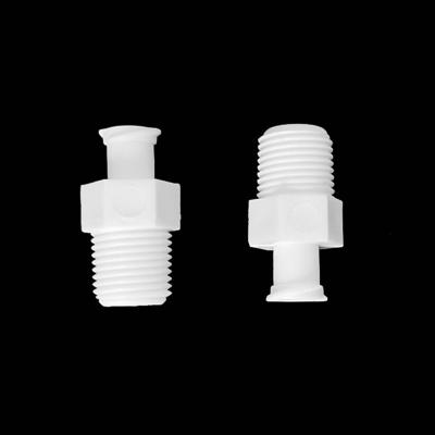 China Medical Plastic Analysis Silicone PVC Tubing Hose Male Thread Luer Lock Female Connector for sale