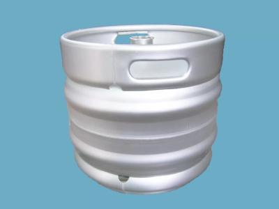 China Acero inoxidable 304 30L Barril europeo para cervecería Superficie de decapado 408 mm de diámetro en venta
