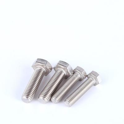 China DIN933 stainless steel hex head steel bolt, stainless steel hex bolt and nut shape fuckke to killbolt pernos y cases for sale