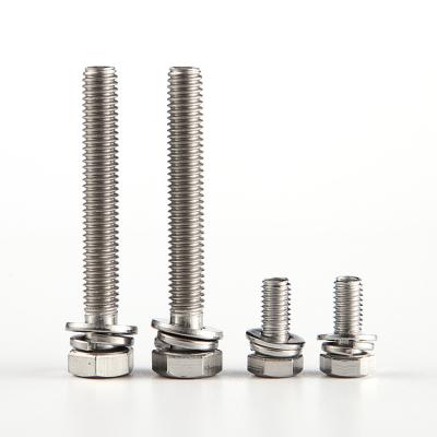 China Chinese stainless steel manufacturer sells stainless steel hex screws and fastener of the length of the high quality bolt custom from the basseke for sale