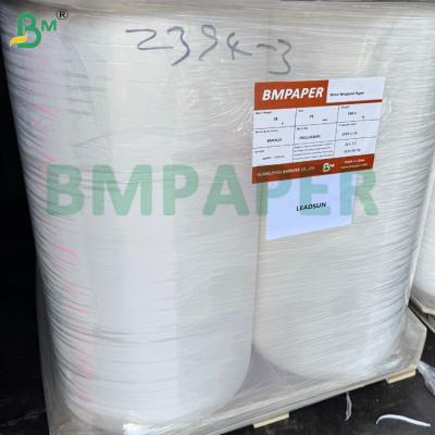 China Custom Logo Printed Biodegradable 28gsm White Food-Grade Straw Wrap Paper For Individual Drinking Straw Packaging for sale