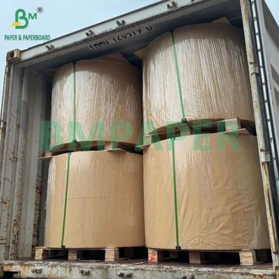 China 300gsm 325gsm CKB White Top Coated Krfat Paper Yogurt Packaging Paper for sale