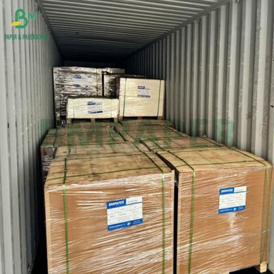 China 60 gm 70 gm 70 x 100 cm Marrón recubierto de un lado Papel Kraft con nervaduras para bolsas de envoltura de alimentos en venta