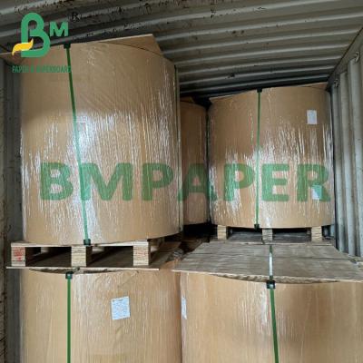 China 48.8gsm 889mm Width Soft Good Whiteness Examination Newsprint Paper Roll for sale