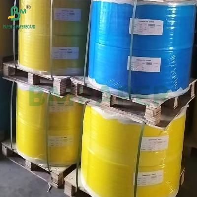 China Offset Printing 52gsm 55gsm 58gsm 60gsm Blue Image NCR Copier Paper In Reel for sale