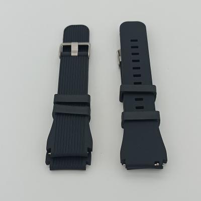 China Silicone Vertical Stripes Watch Bands For Speed Watch Silicone Watch Band Strap for sale