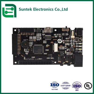 China Hoogwaardige PCB-assemblage Zwarte FR4 HDI met impedantieregeling en SMT voor nieuwe energievoertuigen Te koop