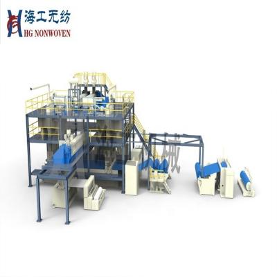 China Factory 3200mm High Speed Nonwoven Fabric 380v Cutting Machine , Spunlace Sms Nonwoven Fabric Making Nonwoven Machinery for sale