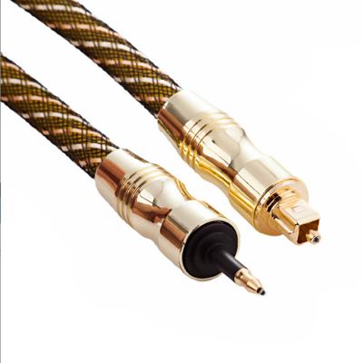 China DVD Player 1m Toslink to 3.5mm Fiber Optic Cable Digital Spdif Optical Jack Audio Cable Mini Plug Toslink Connector Plastic for sale