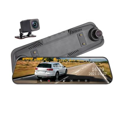 China Waterproof Smart Touch Screen DVR 1080P Rearview Mirror Dash Cam Electronic Video Camera for sale