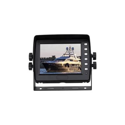 China AHD Remote Control 5.6 Inch Square Black Metal Car Monitor With Remote Control for sale
