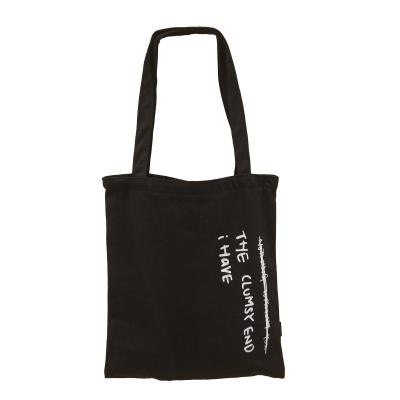 China Custom Handled Tote Bag Shopping Large Canvas Bag With Zipper Fashion Travel Canvas Unisex Bags for sale