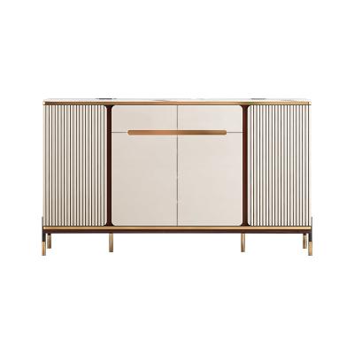 China Foldable modern luxury solid wood sideboard, living room lockers, large capacity sideboards for sale
