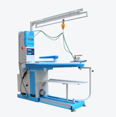 China Hotels Oasis Multifunctional Suction Blowing Ironing Table with Stain Remover and Steam Boiler Garment Ironing Machine for sale