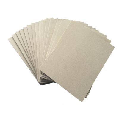 Chine 1.5 mm de carton gris recyclé Taille standard avec revêtement de côté unique Commande personnalisée acceptée à vendre