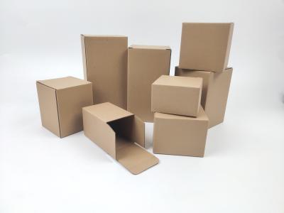 China Eco Friendly Mailing Corrugated Carton Cardboard Box Folding Flat Rigid Shipping Box for sale
