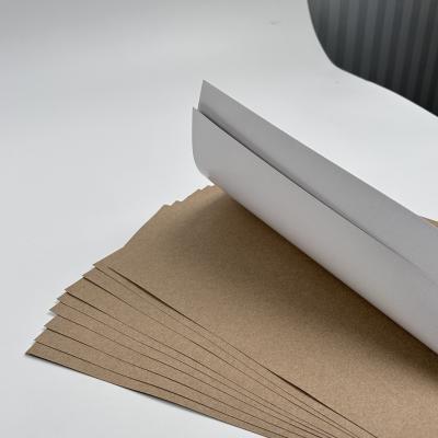 China C1S Kraft teruggecoat duplex kartonpapier in plaat of rol Te koop