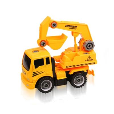 China Toy Construction Truck Friction Engineering Mini Truck Free Wheel Friction Diecast Car Powered Toy for sale