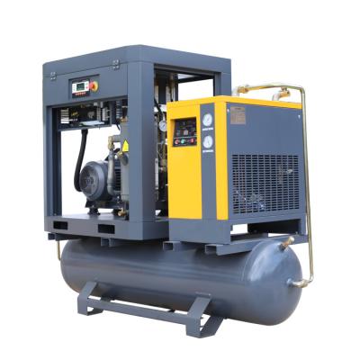 China 3D Printer Industry Good Efficiency 11KW Air Compressor combine tank and dryer for sale