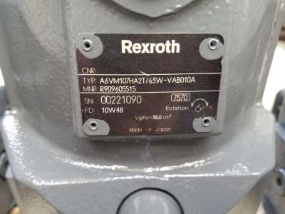 China Rexroth A6VM107HA2T/63W-VAB010A Hydraulic Piston pump and spare parts MNR:R909605515 for sale