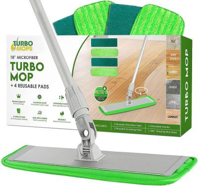 China Most Popular Viable For Hardwood And Tile Household Dusting Microfiber Cleaning Broom for sale