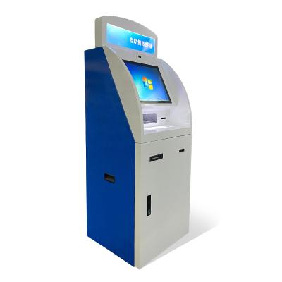 China Heiße Verkaufsberichts-Drucker-Self Service Kiosk-ATM-Maschine des touch Screen Selbstservice-Geldautomat-A4 zu verkaufen