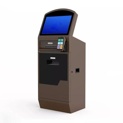 China Fingerprint Self Service Atm Cash Deposit Machine Money Counting Machine Kiosk Automatic Teller for sale