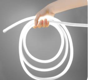 China 360 Degree Neon Flexible Strip Light DIY LED Silicone Round Tube Light 24V 12W IP67 for sale