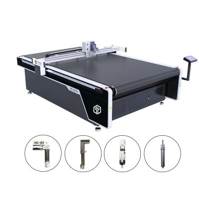 China Factory CNC Automatic Oscillating Knife Cloth Leather Cutting Machine for sale