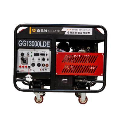 China Factory Wholesale Price Open Type Air Cooled Two Cylinder Small Diesel Generator 1000*680*890mm for sale