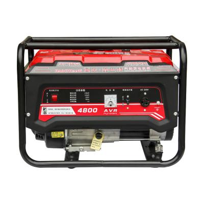 China Manual 3kw 220V 4800 Single Phase Inverter Gasoline Generators Factory Direct Sales for sale