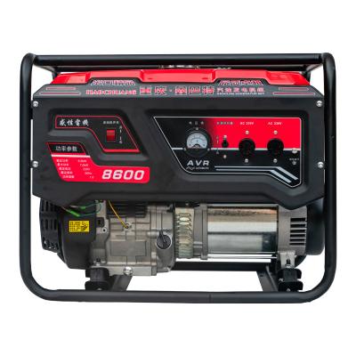 China China Factory Supply 6.5Kw 220V Portable Backup Power Generator 8600 for sale