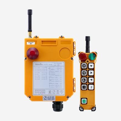 China Factory Equipment F24-8S Single Speed 8 Key Industrial Wireless Remote Control Transmitter And Receiver For Crane Factory Price Overhead for sale