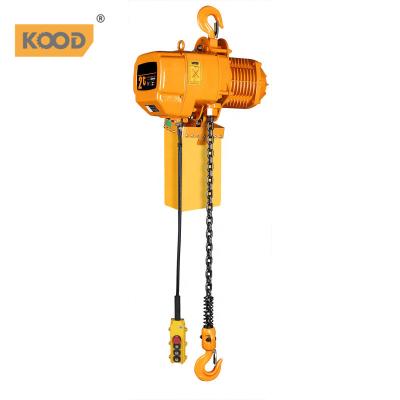 China Hot Selling 2T Hotels Single and Double Speed Crane Electric Chain Hoist Professional Portable Crane Electric Hoist for sale