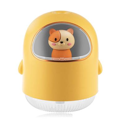 China 2021 New Design Humidifier Light 320ml Cat Mini Hand Held USB LED Cool Air Warm Ultrasonic Humidifier Cool Mist for sale