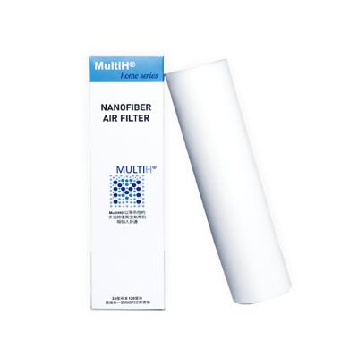 China Other Natural White Multifunction Nanofibers 25 X 120 Cm Clean House Air Filter for sale